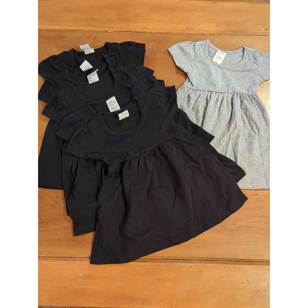 6 baby girl dresses size 6 -12 months brand new. Perfect for Crafters